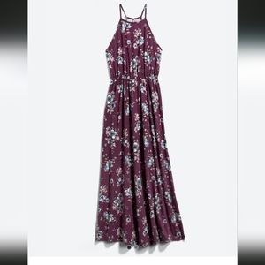 French Grey Maxi Dress